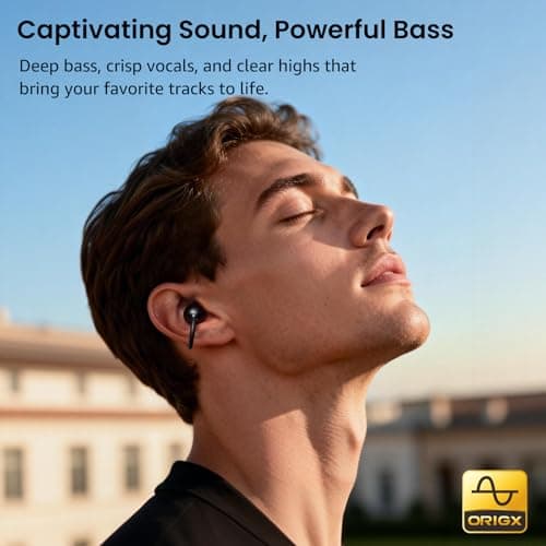 TOZO OpenEarRing Open Ear Headphones 40H Bluetooth 5.4 Lightweight Comfort — view 4