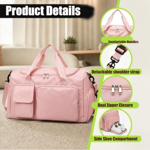Travel Duffle Bag, Lightweight Gym Duffel, Large Holdall Bags — view 3