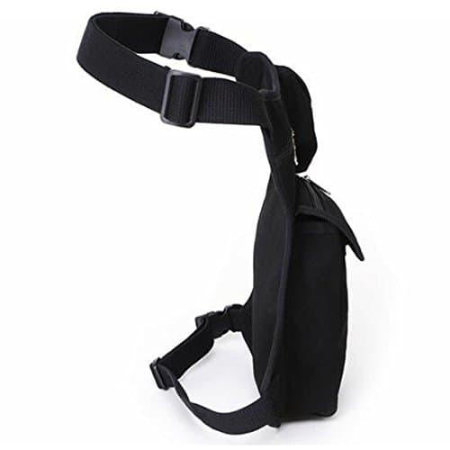 Canvas Drop Leg Bag Hiking Waist Pack for Men Women Outdoor Travel Sports Tactical Military Motorcycle Bike Cycling Riding Thigh Fanny Pouch — view 4