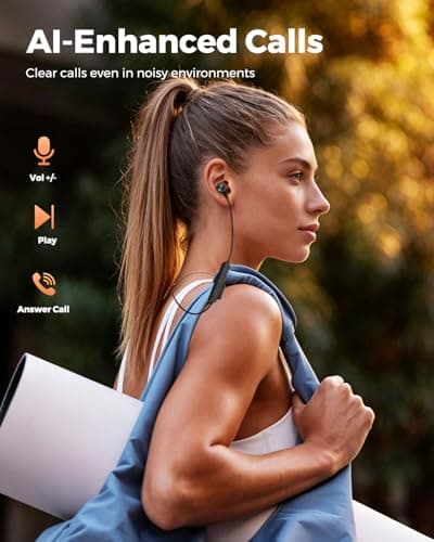 truefree HD-200 Wireless Earbuds, Neckband Bluetooth 6.0 Headphones — view 6