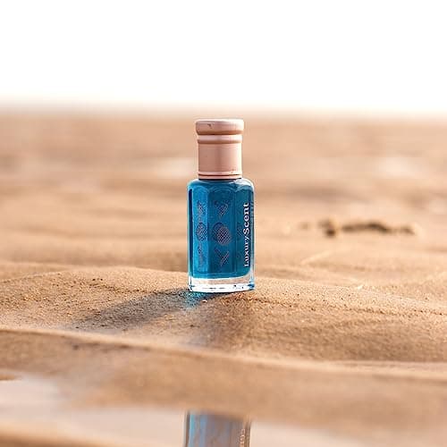 Perfume Oil Ocean Cedar 6ml Roll-On by Luxury Scent – Long Lasting Alcohol-Free Unisex Attar with Clean Fresh Musky Floral Arabian Inspired Notes, Travel Size Body Oil Fragrance for Men & Women — view 2