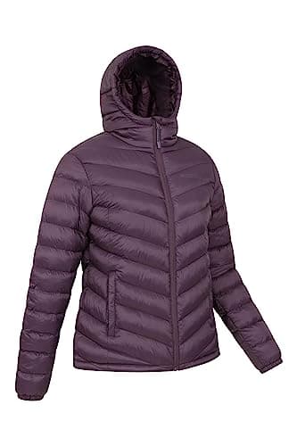 Mountain Warehouse Seasons Womens Padded Puffer Jacket Purple 10 — view 3