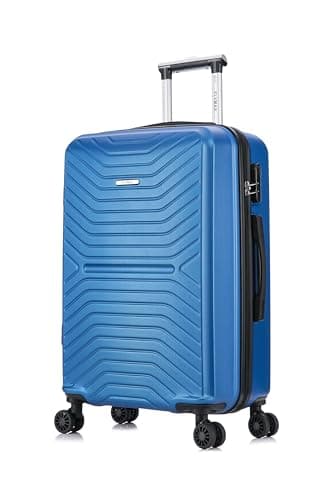 55x35x20 Cabin Suitcase Carry on Suitcase Hard Shell Hand Luggage Cabin Bag Case Approved For Ryanair EasyJet 2 Small Fits 8kg 10kg 35 Litre Capacity + 3 Digit Lock + Telescopic Handle Cabin Luggage