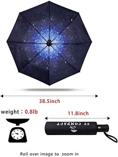 SY COMPACT Travel Umbrella Windproof Automatic Unbreakable UV Protection — view 3