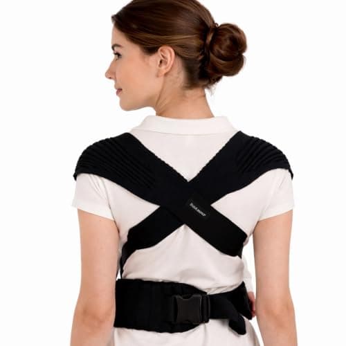 Bebamour Knit Baby Carrier,Cozy and Lightweight Carrier for 4-24 Months,Ergonomic Baby Carrier with Head Hood, Khaki — view 4