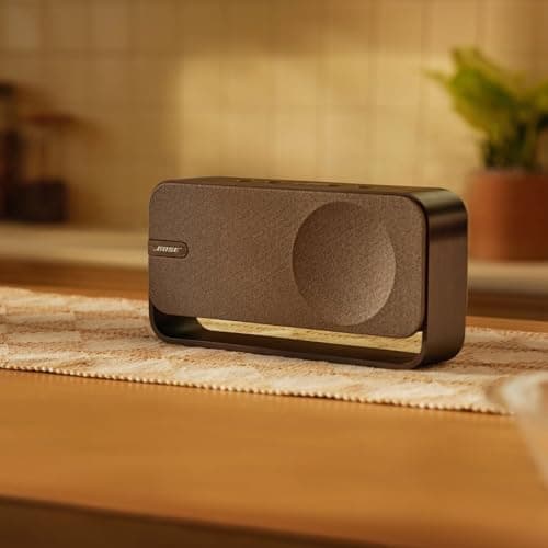 Bose SoundLink Home Speaker, Premium, Portable and Wireless Bluetooth Bookshelf Speaker, Up to 9 Hours Battery Life, Warm Wood — view 3