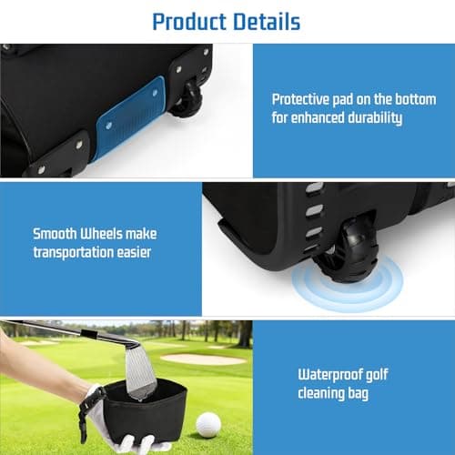 Golf Travel Bag with Wheels — view 6