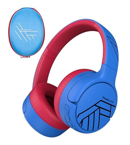 PowerLocus Kids Active Noise Cancelling Headphones, with Fabric Carry Case
