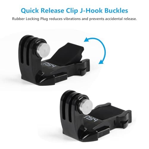 HSU Vertical Surface Quick Mounting J-Hook Mount（Rubber Locking Plug） — view 2