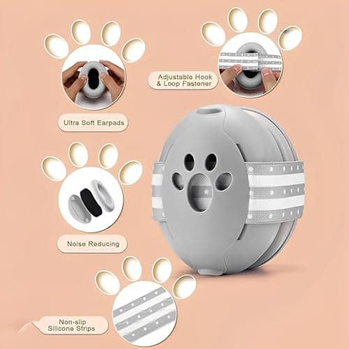 Baby Ear Defenders for 0-36 Months, Soft Adjustable with Noise‑Reduction — view 4