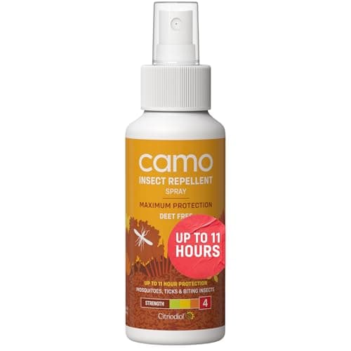 CAMO Maximum Protection Insect Repellent Spray – 30% Citriodiol (PMD) – Long-Lasting Defence Against Mosquitoes, Midges & Biting Insects – DEET-Free, Plant-Based Protection – for Travel & Outdoor Use