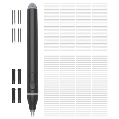Cuteefun Electric Eraser, Electric Rubber for Art, Battery Powered, Black