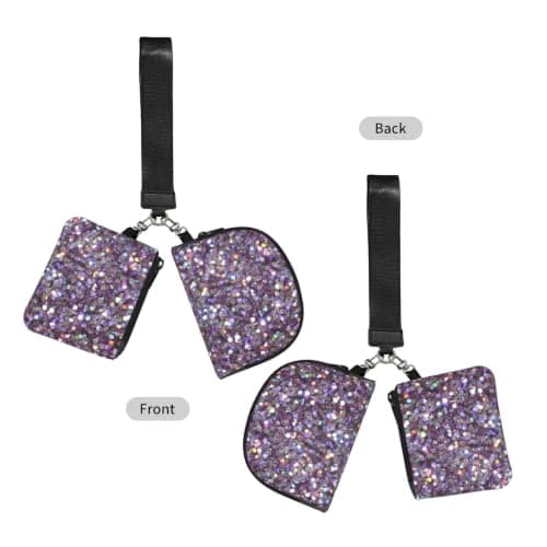 ERCgad Sequin Pattern Print Wrist Strap Outdoor Sports Bag Unisex Fitness Accessory Running Travel Gift — view 3