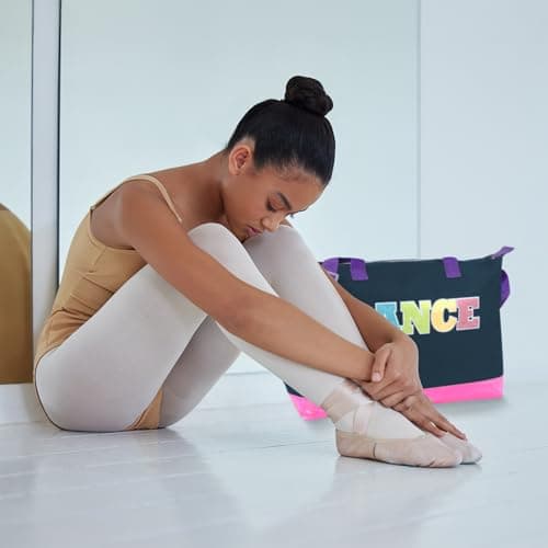 Garment Dance Shoulder Bags for Girls, Teen Dancers, Costumes, Boys | Holographic Glitter Dance Bag for Kids, Dance Rainbow, Every Day — view 6