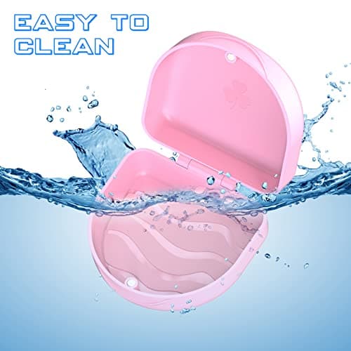 ARGOMAX Pink Magnetic Retainer Case and Denture Box for Aligners — view 4
