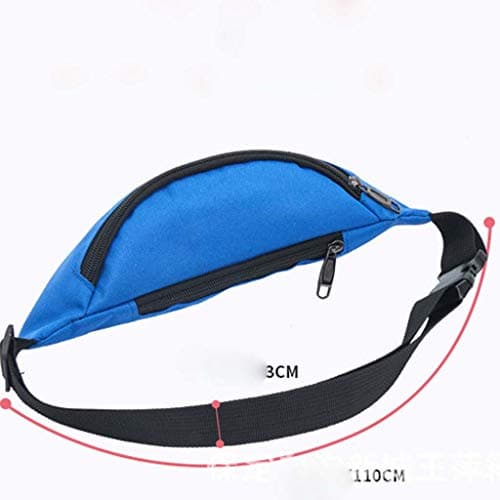 Mens Waist Bag, Bumbags for Men: Travel Bum Bags Lightweight Mens Bumbag Stylish Money Belt Portable Hiking Waist Packs Outdoor Fanny Pack Sky Blue One Size — view 3