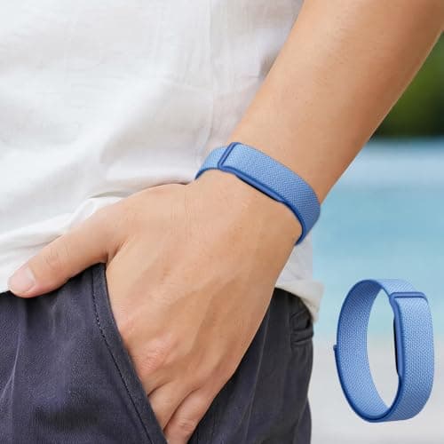 Adjustable Breathable Nylon Sport Strap Compatible With Google Fitbit Air 2026,Hook & Ring Sweat Quick Dry Replacement Wristband,Tool-Free Easy Swap Fitness Tracker Band For Workout Sleep Travel Offic — view 3