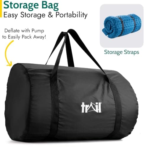 Trail Self Inflating Mattress with Integrated Rechargeable Pump, Double — view 6