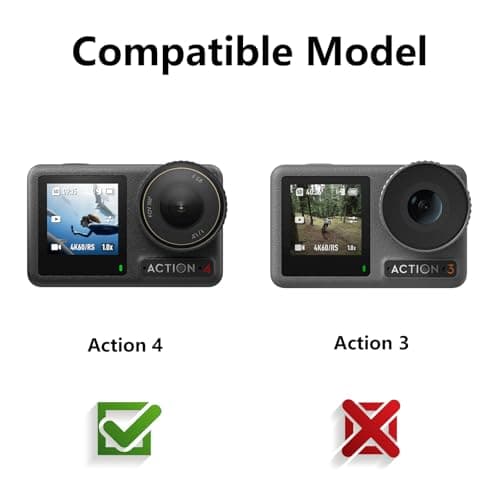 Bigqin [3+3+3 Pack Lens Screen Protector Compatible with DJI Osmo Action 4, HD Clear Tempered Glass Film 9H Hardness Full Coverage Bubble-Free Scratch-Resistant Protective Film — view 2