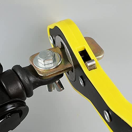 Universal Automotive 360° Swivel Labor-Saving Jack Ratchet Wrench, Scissor Jack Lift Speed Handle Tool Jack Lug Handle Tool Tire Wheel Jack Wrench for Travel/Truck/SUV (1-A-PCS) — view 3