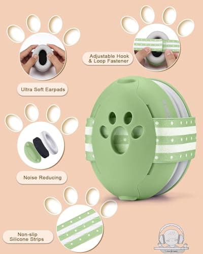Baby Ear Defenders for 0-36 Months, Soft Adjustable with Noise‑Reduction — view 4