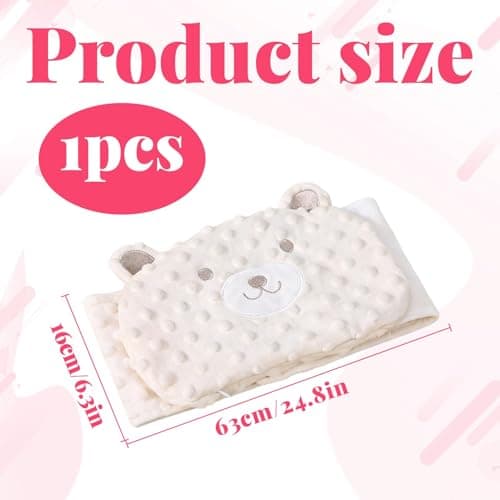 Infant Abdominal Band,Colic Relief for Babies Belt,Microwavable,Adjustable,for The Relief of Infant Abdominal Pain,Abdominal Distension,Soothing Babies — view 2