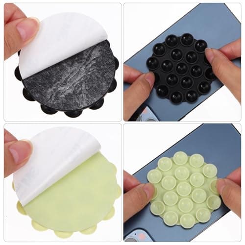 CIMAXIC 6 Pack Silicone Suction Cup Phone Holder for Tablet Devices — view 3