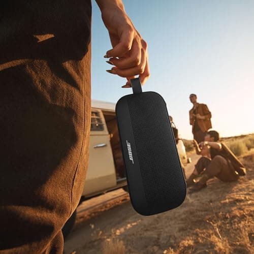 Bose SoundLink Flex Portable Bluetooth Speaker (2nd Gen), Portable Outdoor Speaker with Hi-Fi Audio, Up to 12 Hours Battery Life, Waterproof and Dustproof, Black — view 6