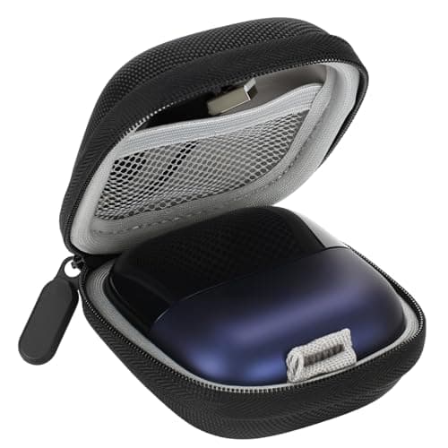 Shaver Case with Lightweight Storage Pouches, on the Go, Black — view 2