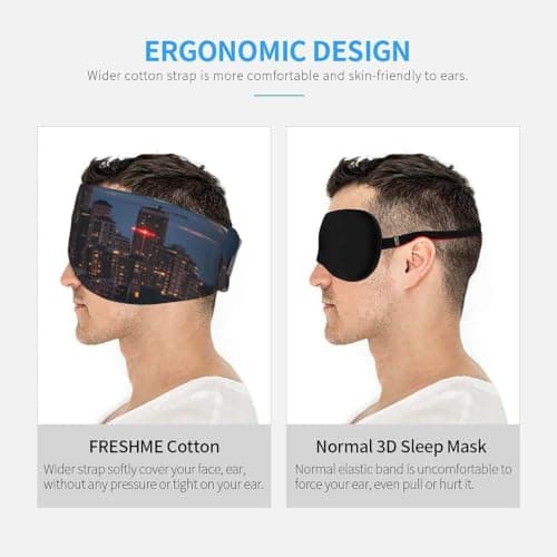 Sleep Mask Eye Mask Zero Pressure Blocking Light Sleeping Mask Eye Covers — view 5