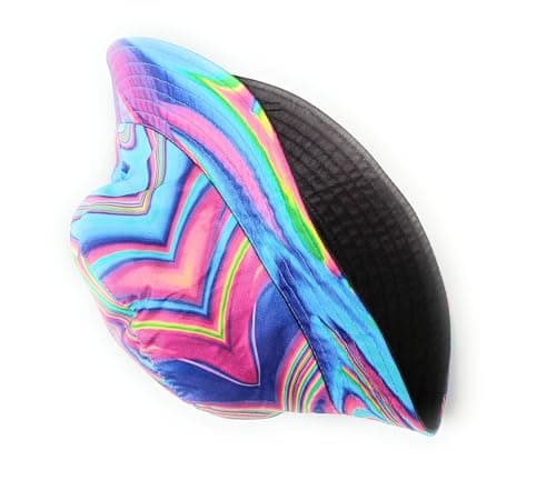 Cool Printed Bucket Hat Women's Men`s Festival Holiday Sun Travel Hats (UK, Alpha, One Size, One Size, Northern Lights) — view 2