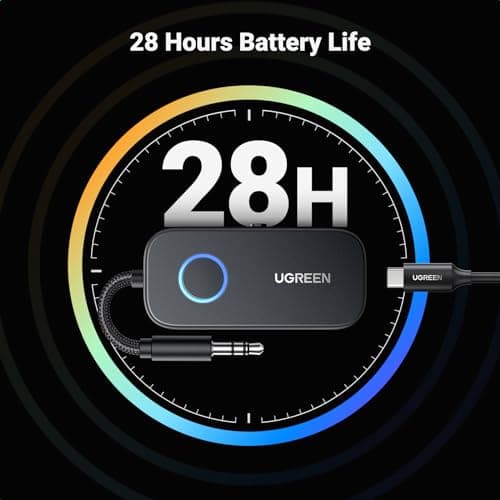UGREEN Bluetooth 5.3 Transmitter Receiver, 2-in-1 Aux, Dual Connection, 28H — view 4