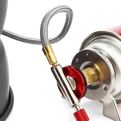 MoSundi Portable for Stainless Steel Stove Adapter Long Gas Cylinders,