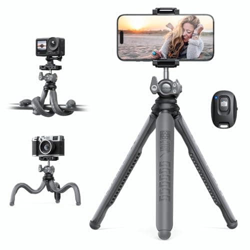 Lamicall Mobile Phone Tripod, Flexible Camera Tripod With Remote