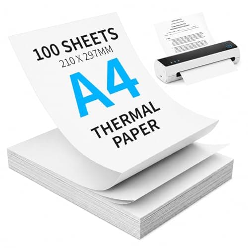100 Sheets A4 Thermal Printer Paper Folding A4 Printer Paper 65gsm