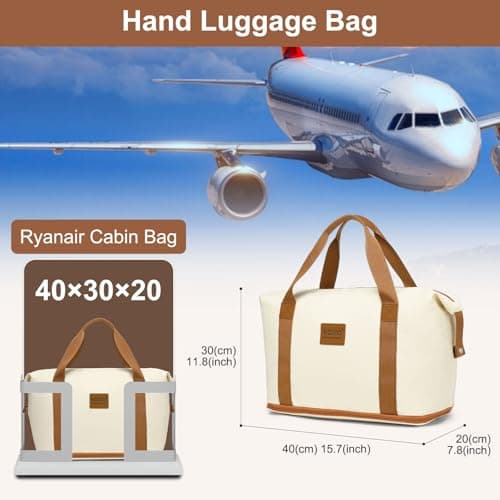 Kono Underseat Ryanair Cabin Bags 40x30x20, Lightweight Foldable Travel Bag — view 3