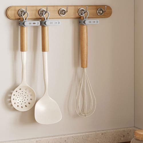 Cable Organizer Hook Straps, Silicone Wrap Tie Set of 3 for Cooking Utensils, Counter Clutter Control, Compact Spaces Silicone Cable Organizer Strap Adjustable Loop Tie Hook Soft Cord Wrap — view 2
