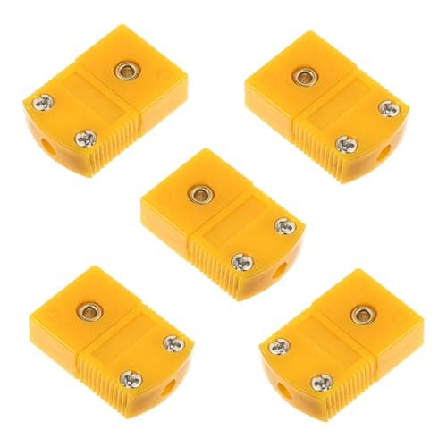 K Type Male Female Adapter Plug Set Thermocouple Connector 5