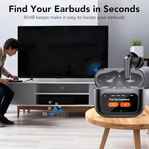 2026 Wireless Earbuds, Bluetooth 5.4 Ear Buds with ANC/ENC Noise Cancelling — view 6