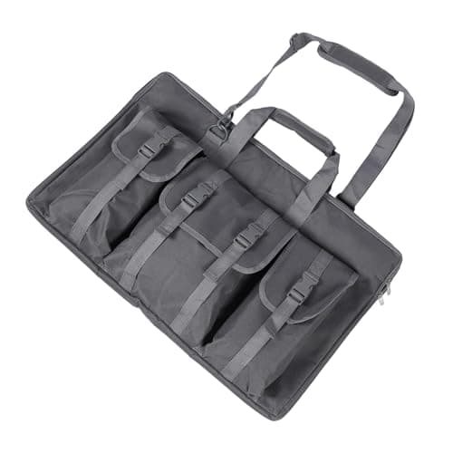 Rengue Satellite Travel Bag Canvas Carrying Case Double Pocket Design for Gen 3 Router and Cable Storage Lightweight 870g for Camping Outdoor RV Travel — view 2