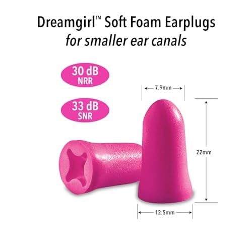 Mack's Dream Girl Ear Plugs (3 Pair) - Pink — view 2