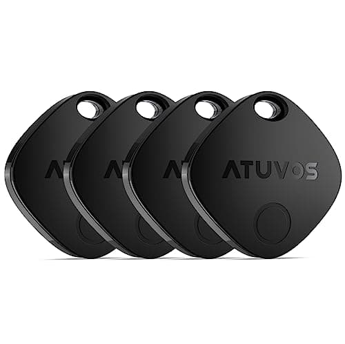 ATUVOS Air Tags - 4 Pack,Tracker Bluetooth Item Finder, (iOS Only)