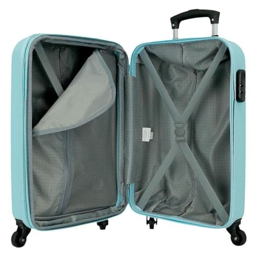 Roll Road Flex Cabin Suitcase Blue 35x55x20 cms Hard Shell ABS Side Combination Lock 33L 2,78 kgs 4 Double Wheels carry-on luggage — view 6