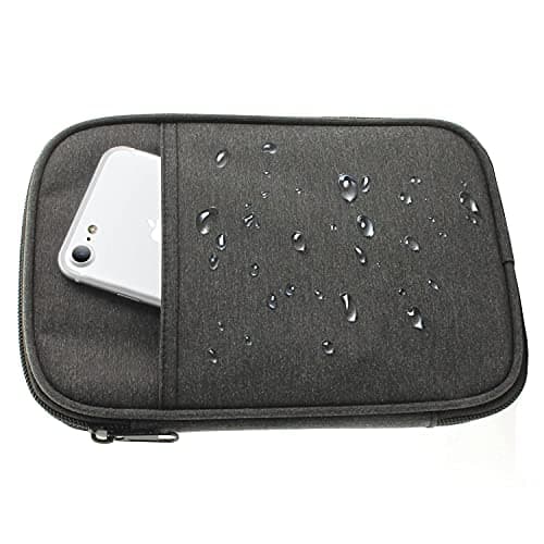 CampTeck U6681 Travel Wallet Passport Holder & RFID Faraday Signal Blocking Organiser Pouch for Credit Debit Cards, IDs, Documents, Money, Ticket, Key - Black — view 2