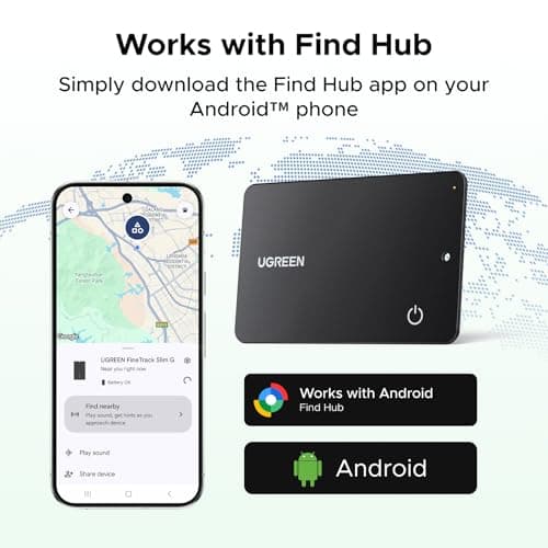 UGREEN FineTrack Duo (4 Pack) for iOS & Android, FineTrack Slim G Compatible with Find Hub (Android Only), Bluetooth Finder for Keys, Wallet, Luggage — view 6