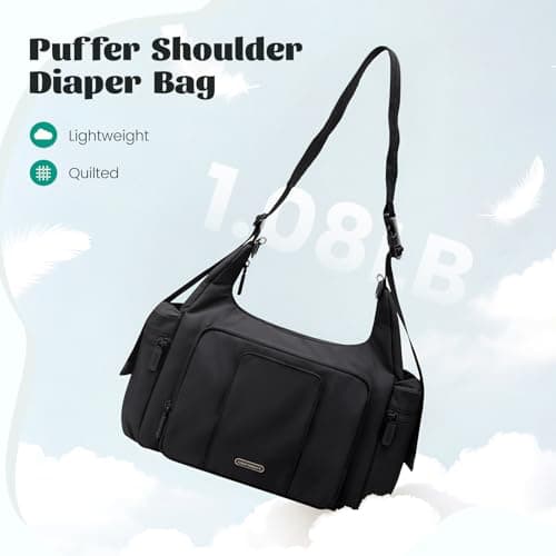 GOLF QUALITY Padded Diaper Bag 22 liters, Crossbody Travel Bag for Baby Diapers, Hospital Bag for Mom, apricot, 14L — view 6