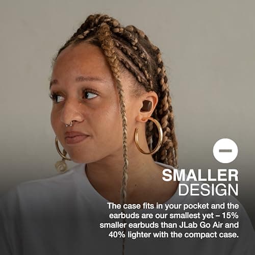 JLab Go Air Pop+ True Wireless Earbuds with Mic - Bluetooth, Tone 4625 — view 2