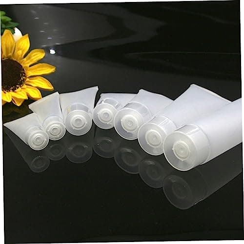 Healeved Refillable Squeeze Bottles 50ml 10 Pack White Plastic — view 3