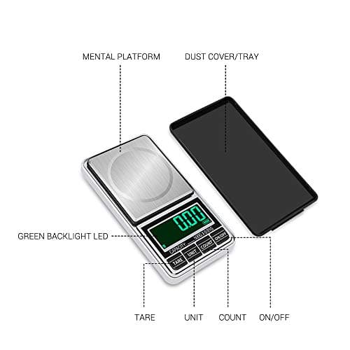 Portable Digital Scale Gold Jewelry Scale Mini Pocket Digital Scale Professional Accurate Electronic Scale Precision Balance 100g/0.01g DH-938C — view 4