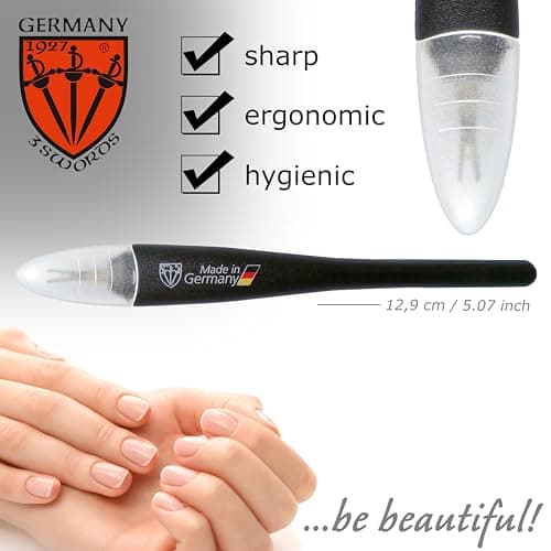 3 Swords Germany - Brand Quality Cuticle Remover Trimmer Knife (1 piece) Manicure Pedicure Grooming for Professional Finger & Toe Nail Care by 3 Swords, Made in Germany — view 5